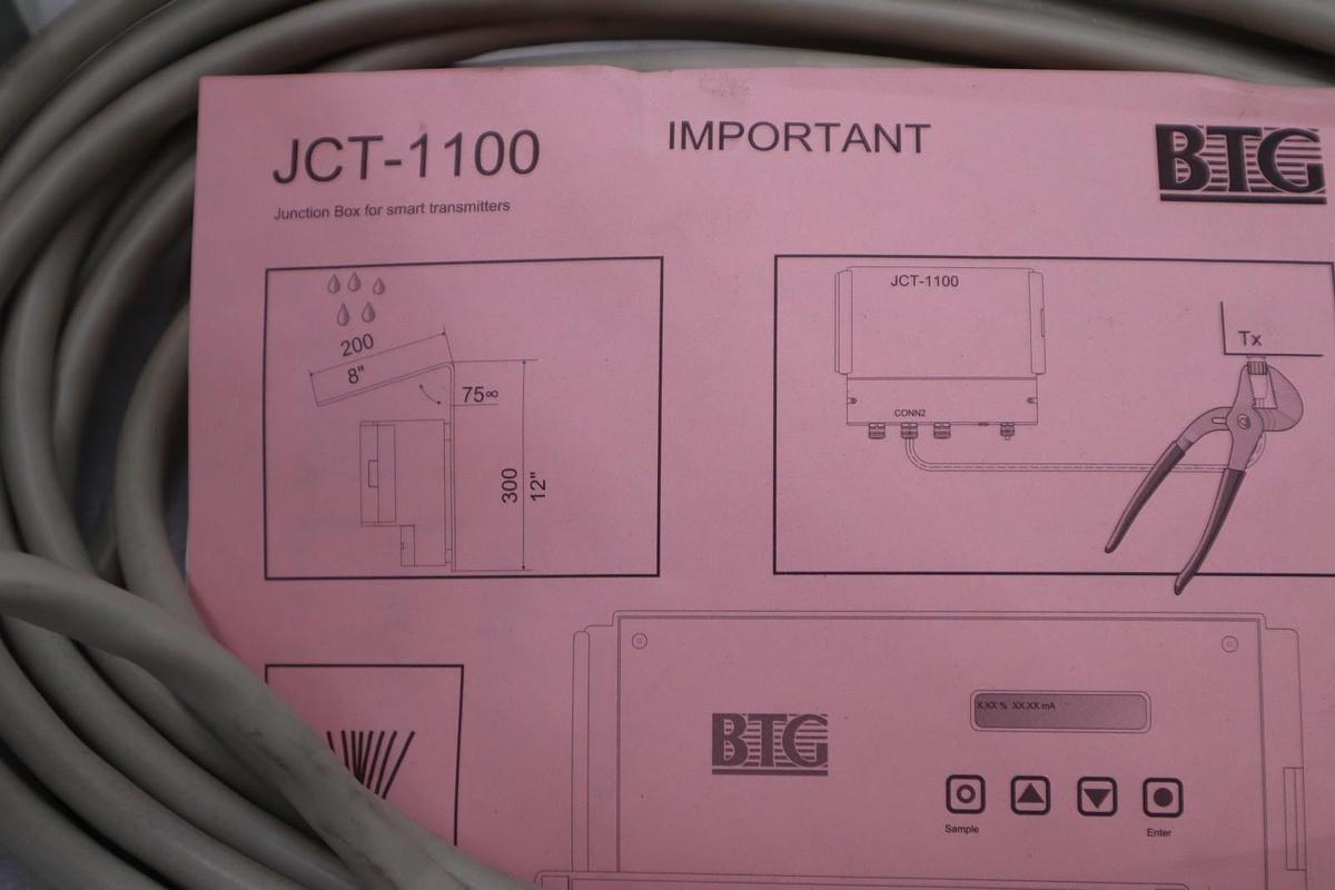 Used BTG / Pulptec MEK-2300 JCT-1100 Smart Rotating Consistency Transmitter - #1872CC