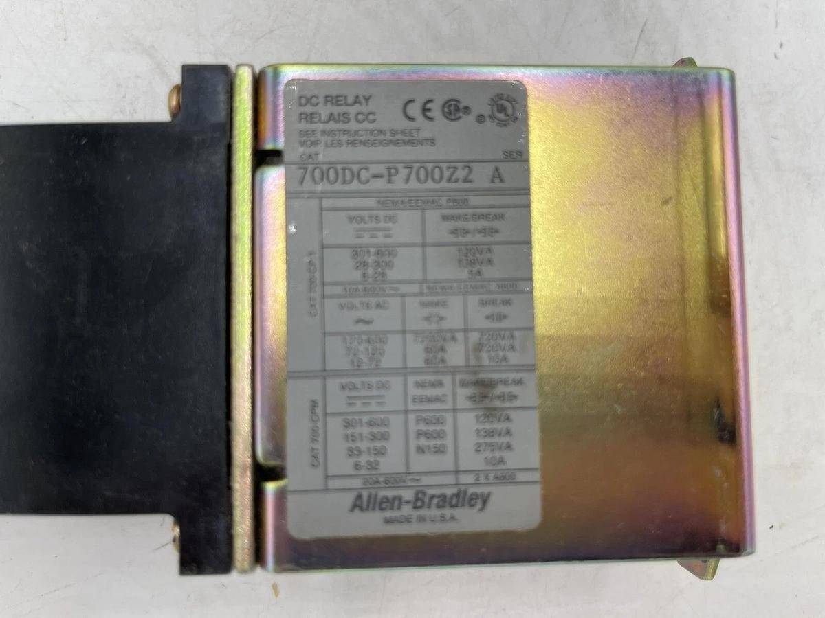 Used Control Relay 700DC-P700Z2 Allen-Bradley 700DCP700Z2 NEW IN BOX STOCK 1474