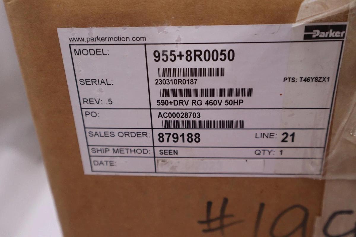 Used PARKER 955+8R0050 / 9558R0050 - NEW IN BOX - STOCK GF976