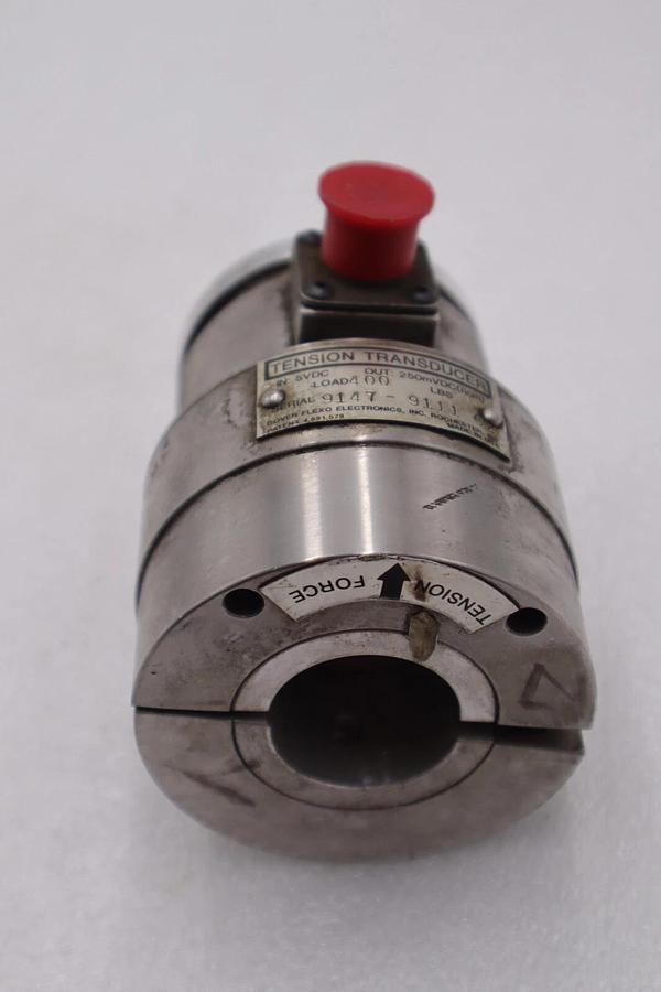 Used DOVER FLEXO ELECTRONICS TENSION TRANSDUCER LOAD 400LB STOCK #K-2397