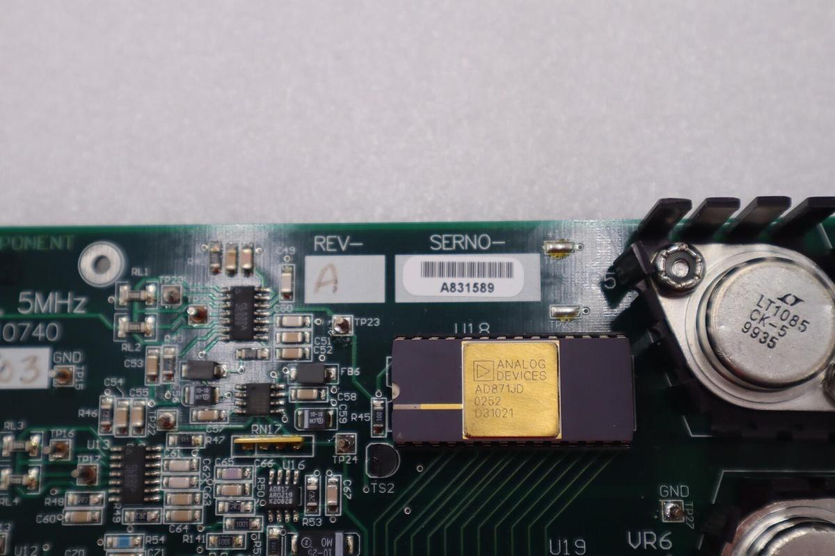 Used GSI LUMONICS ASP2 5MHz ASSY 10740 3D GENERAL SCANNING LASER BOARD STOCK #2845