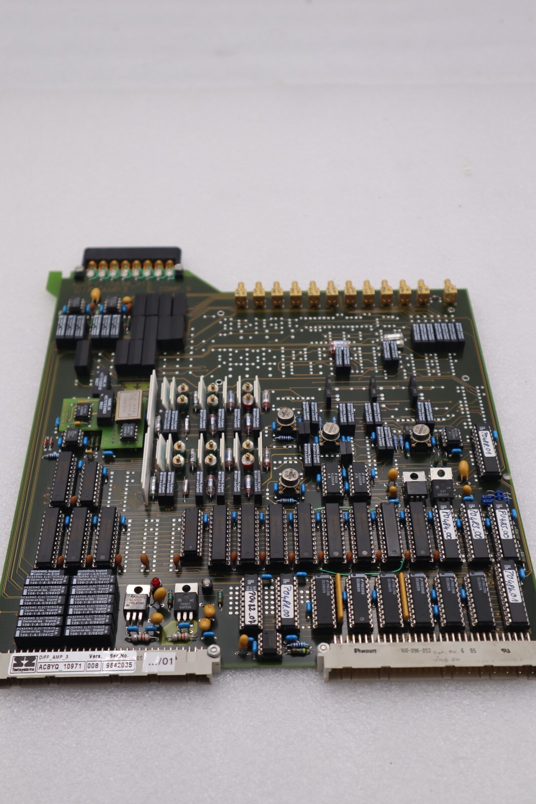 Used Testsysteme ACBYQ 10971 Version 008 DIF_AMP3 REV2 S/N 9642035  #2835
