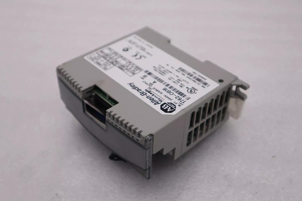 Used Allen Bradley 1762-OB16 OUTPUT MODULE MICROLOGIX 1200 STOCK L-490C