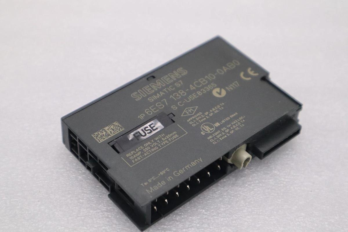 Used LOT OF 2 - Siemens 6ES7 138-4CB10-0AB0 Simatic S7 Power Module STOCK L-346-C