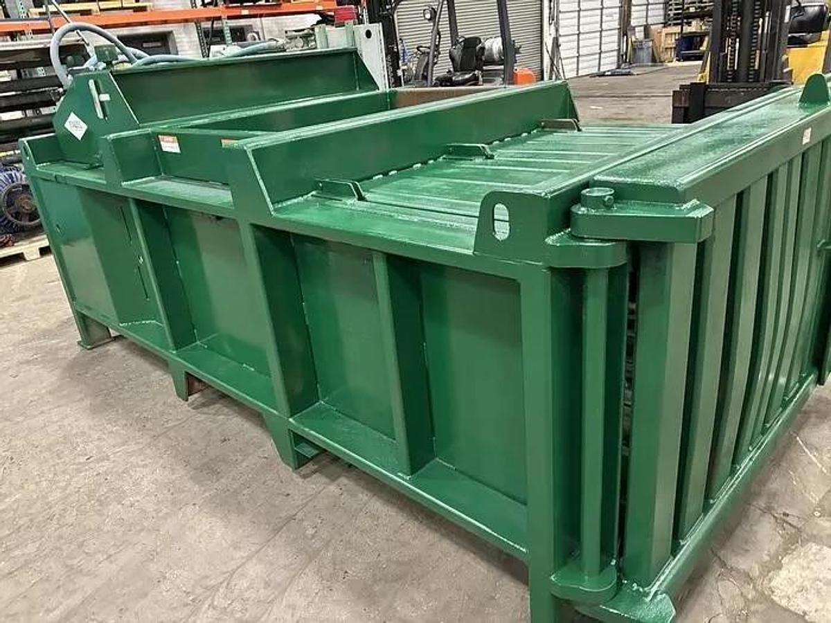Used EXCEL EX-60 CLOSED DOOR DUAL 6" CYLINDER HORIZONTAL BALER