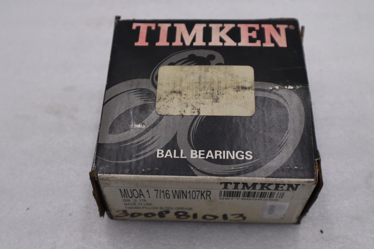 Used NEW OPEN BOX TIMKEN MUOA1 7/16 W/N107KR TIMKEN MUOA1 7/16 W/N107KR STK CC269