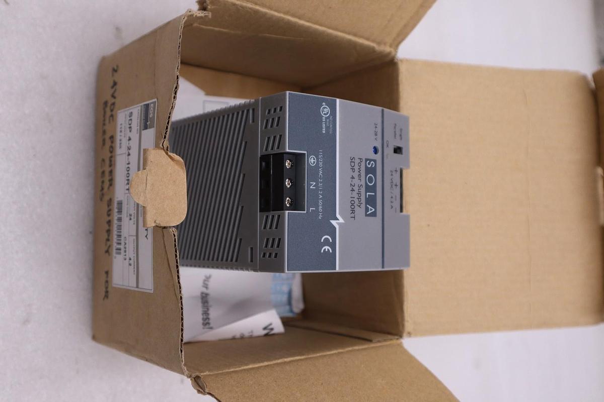 Used NEW OPEN BOX Emerson SDP 4-24-100RT Sola Power Supply STK GF365