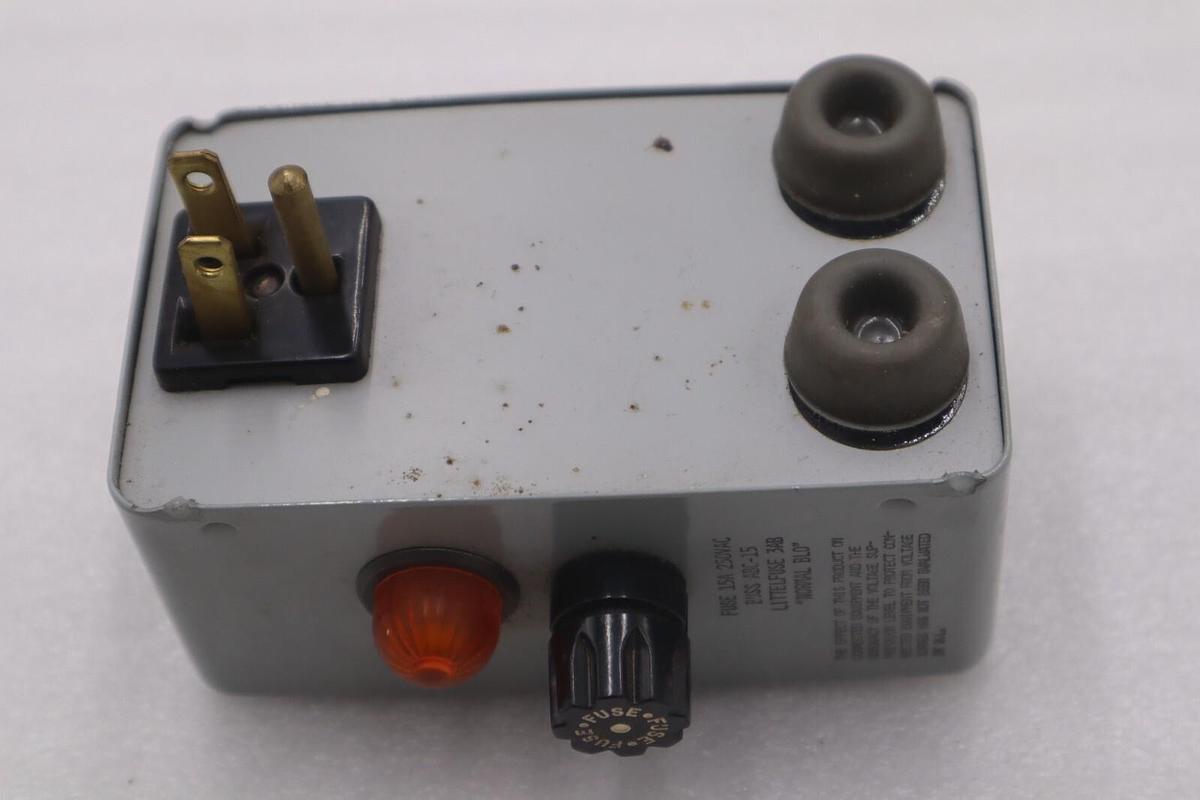 Used JOSLYN 1270-02 PLUG IN AC SURGE ARRESTER SURGITRON STOCK #K-3655