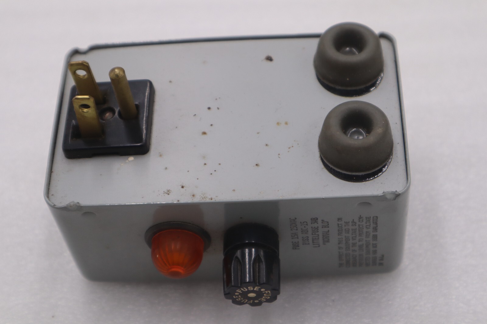 Used JOSLYN 1270-02 PLUG IN AC SURGE ARRESTER SURGITRON STOCK #K-3655