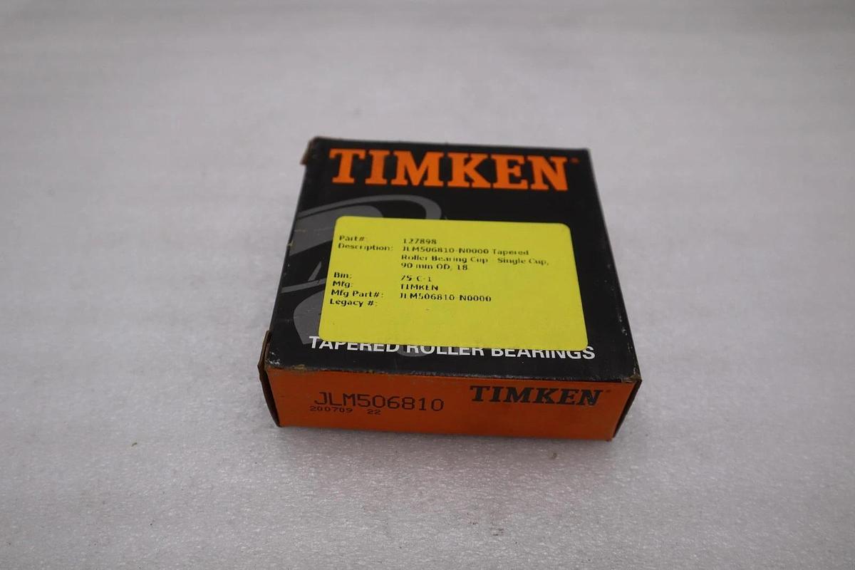 NEW OPEN BOX Timken JLM506810 Tapered Roller Bearing Cup STOCK K-3989CC