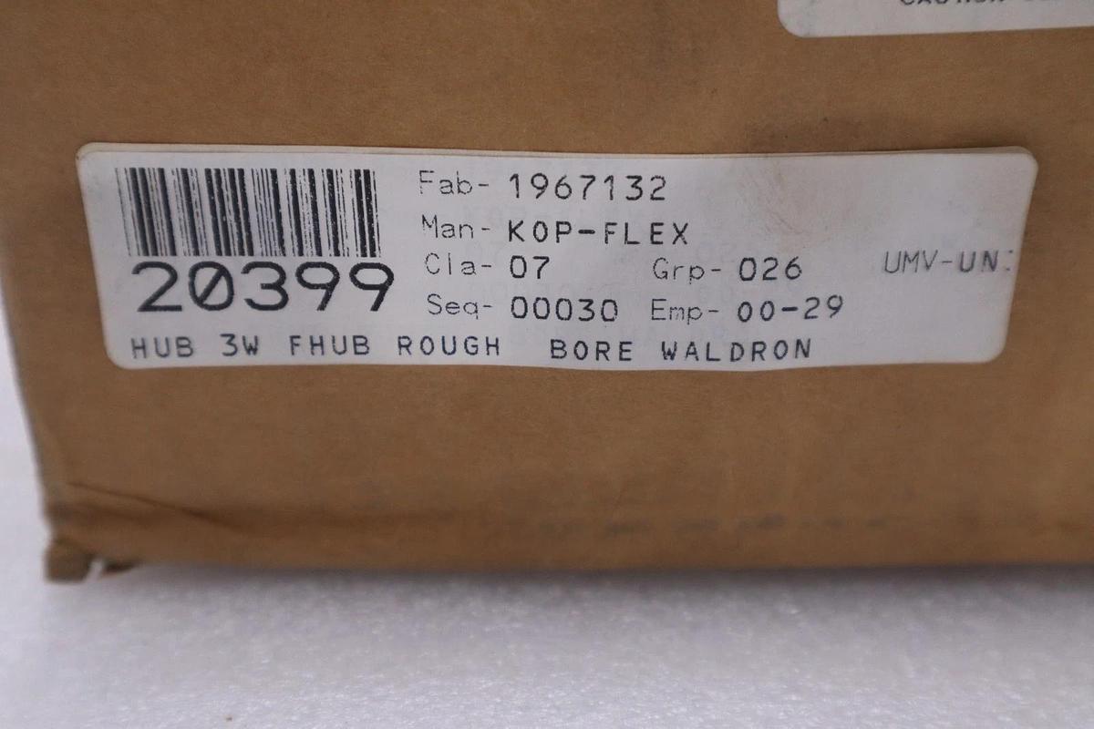 Used Kop-Flex 3H-FHUB GEAR HUB NEW STOCK GF418A