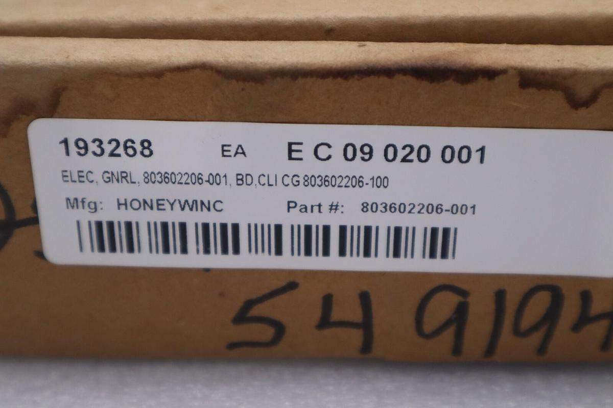 Used HONEYWELL 80360206-001 CIRCUIT BOARD NEW WITH BOX STOCK G614
