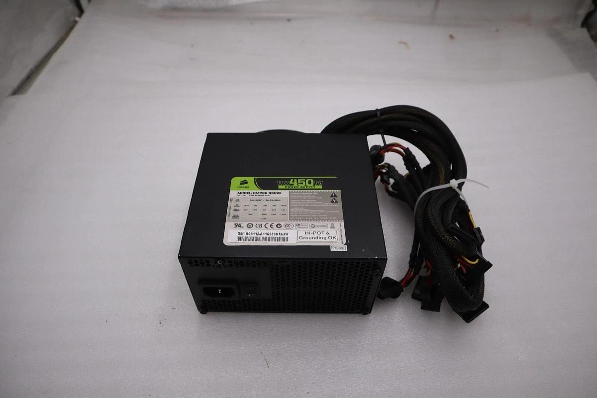 CORSAIR CMPSU-450VX 450 W ATX12V V2.2 80 PLUS Active PFC Compat STOCK H1241