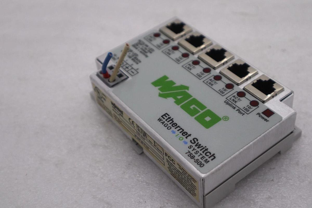 Used WAGO 758-500 ETHERNET SWITCH STOCK L-286-C