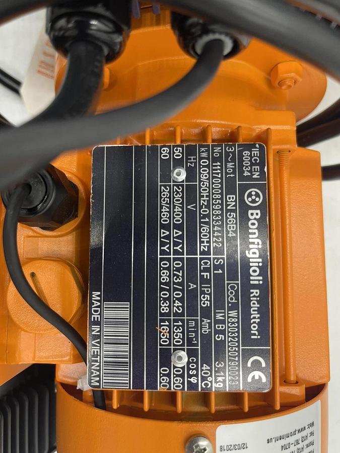 prominent s1cbh12035pvts070ud010s1en metering pump 11.1gph NEW stock 1262