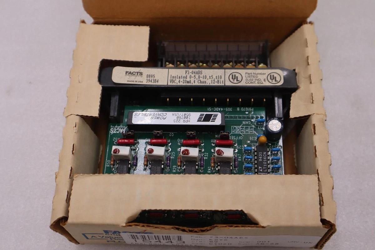 Used FACTS ENGINEERING F3-04ADS / F304ADS - NEW IN BOX - STOCK GF562A
