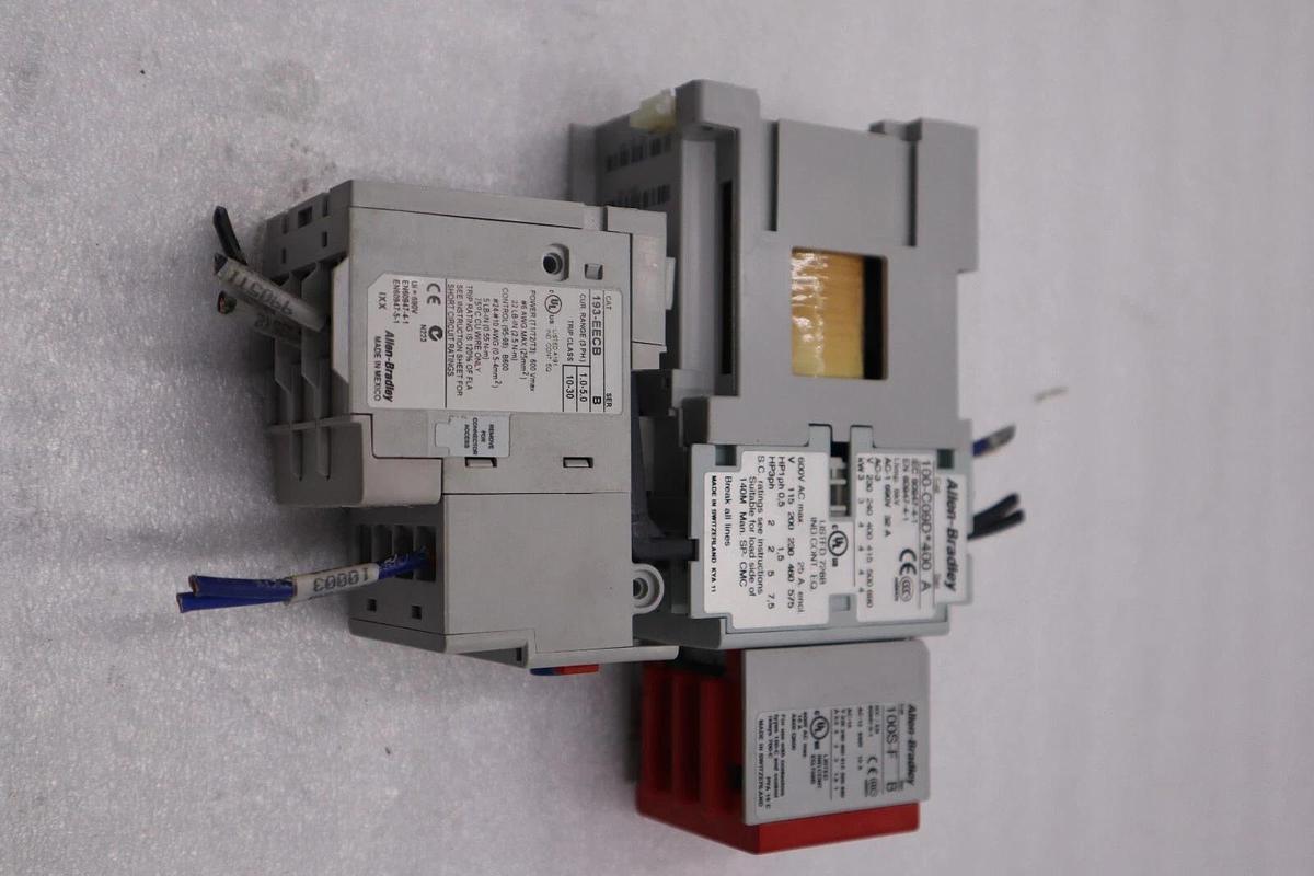 Used ALLEN BRADLEY 193-EECB/ 100-C09Z*400/ 100S-F Overload Relay STOCK L-479-C