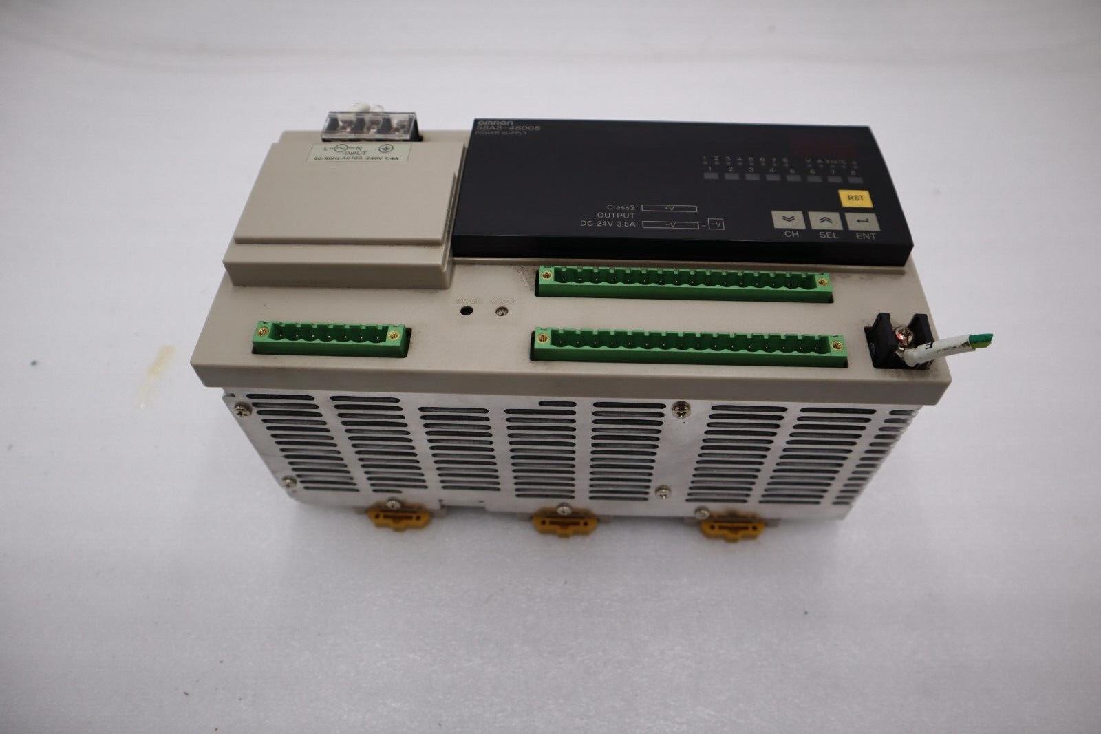 Used S8AS-48008N Omron DIN Rail Mount Power Supply 20A STOCK 4025-A
