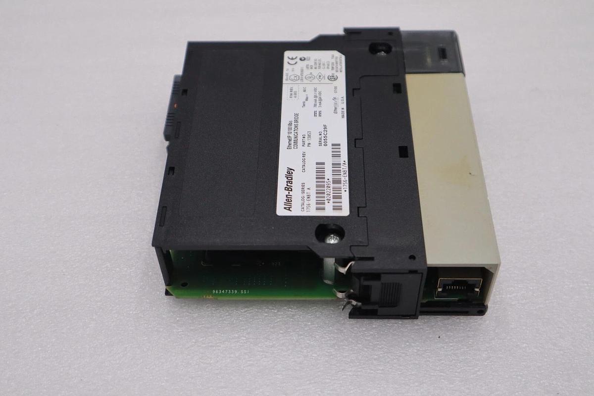 Used Allen Bradley 1756-ENBT Ser. A EtherNet/IP Communications Module STOCK 843C