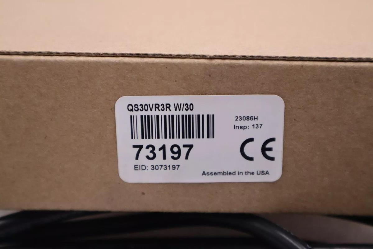 Used NEW Banner QS30VR3R W/30’ High Performance Long Range Sensor 73197 STOCK G27