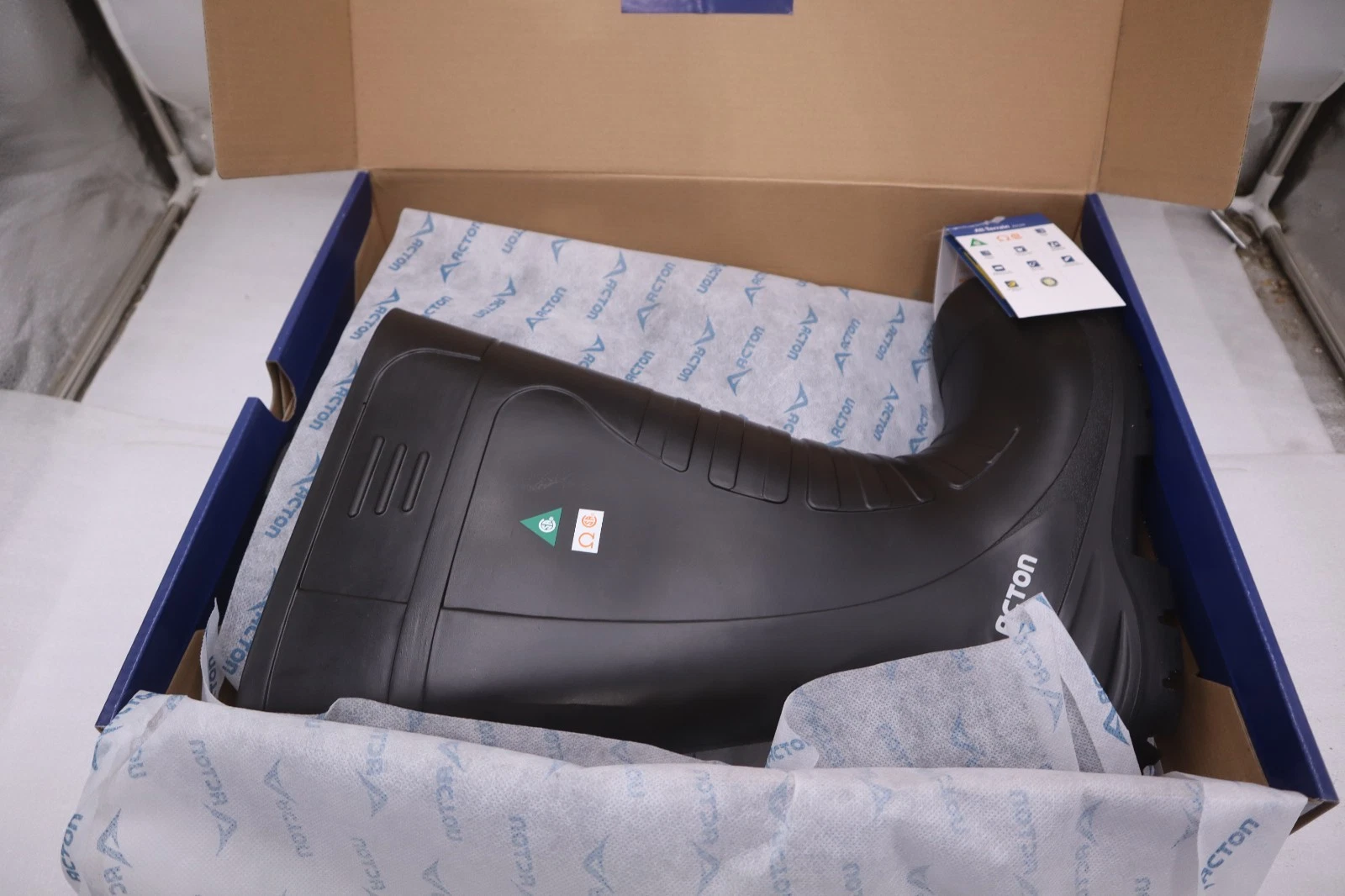 Used ACTION All Terrain 15" Composite Toe Rubber Work Boots A4144-11 - STOCK SGF97