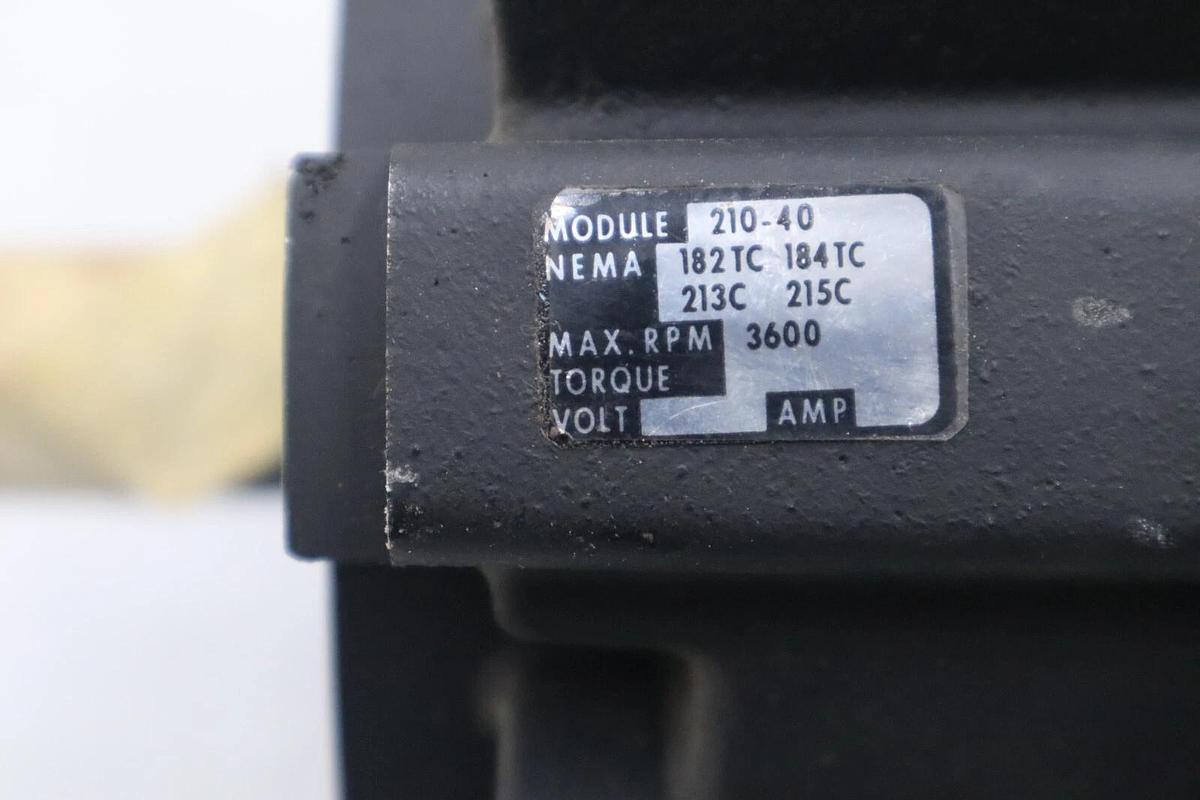 Refurbished WARNER EM-210-40 NEMA 182TC 184TC MAX RPM 3600 OUTPUT CLUTCH STOCK M-64