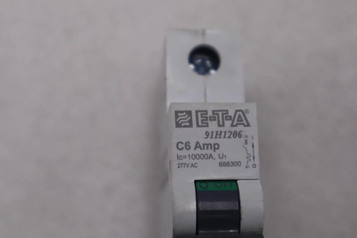 ETA 91H1206 C6 AMP CIRCUIT BREAKER STOCK #K-3820