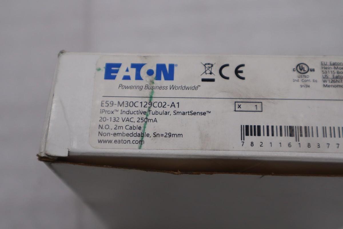 Used NEW OPEN BOX Eaton E59-M30C129C02-A1 iProx Programmable Proximity Sensor -5632CC