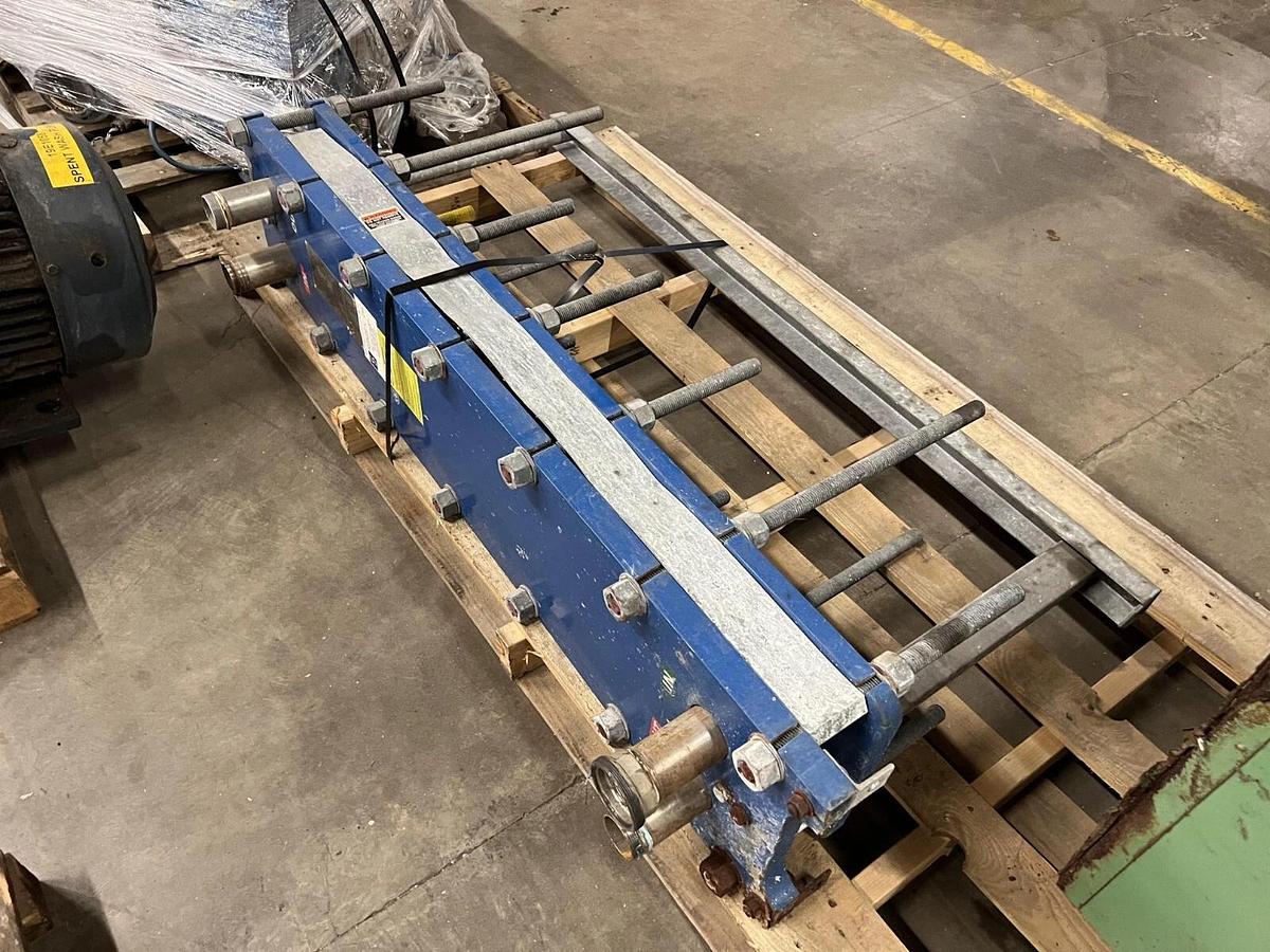 Used SONDEX INC. SF25A-1G-14 PLATE TYPE HEAT EXCHANGER MFG. 2013 STOCK H1055