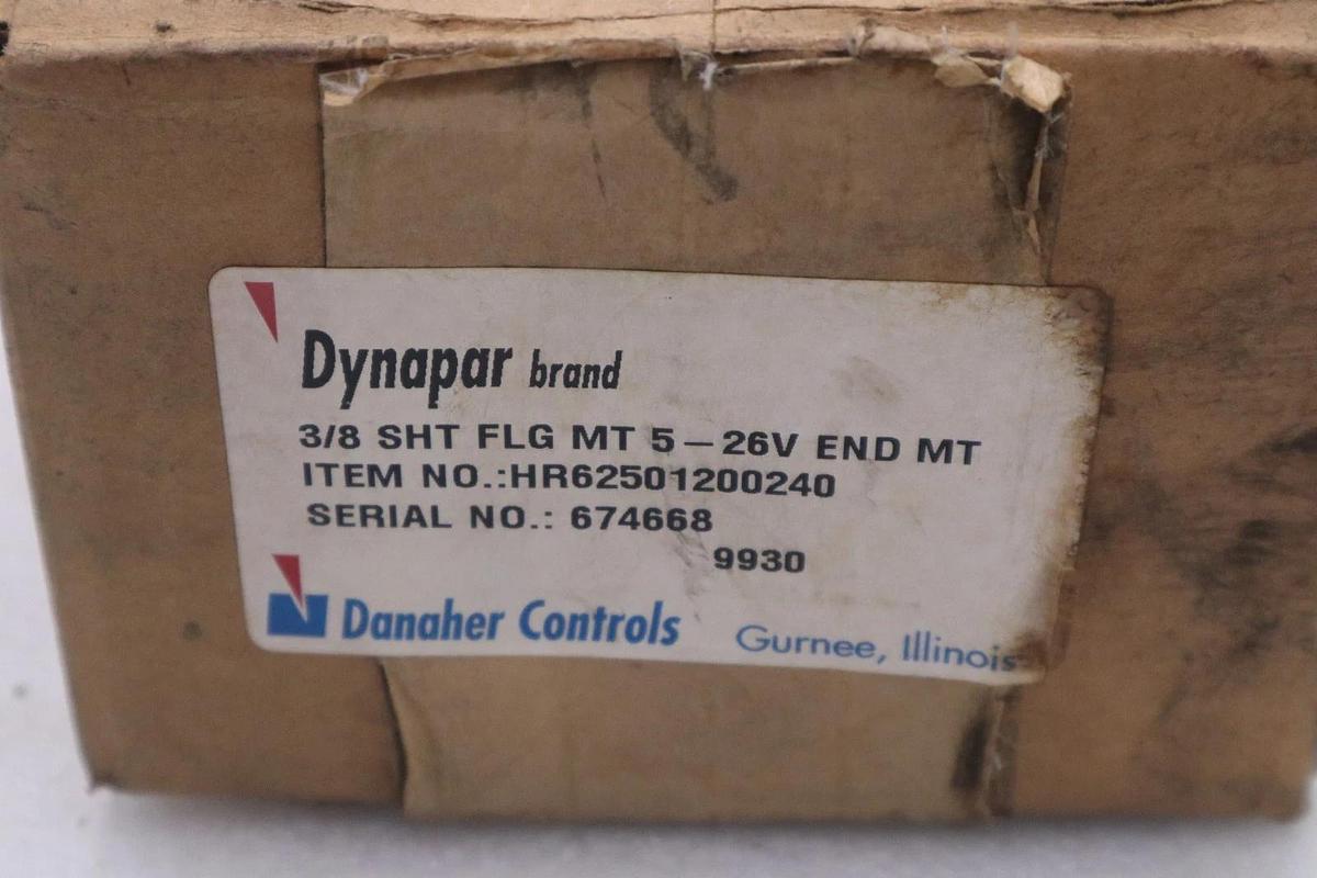 NEW OPEN BOX DYNAPAR HR62501200240 / HR62501200240 ENCODER STK K38C