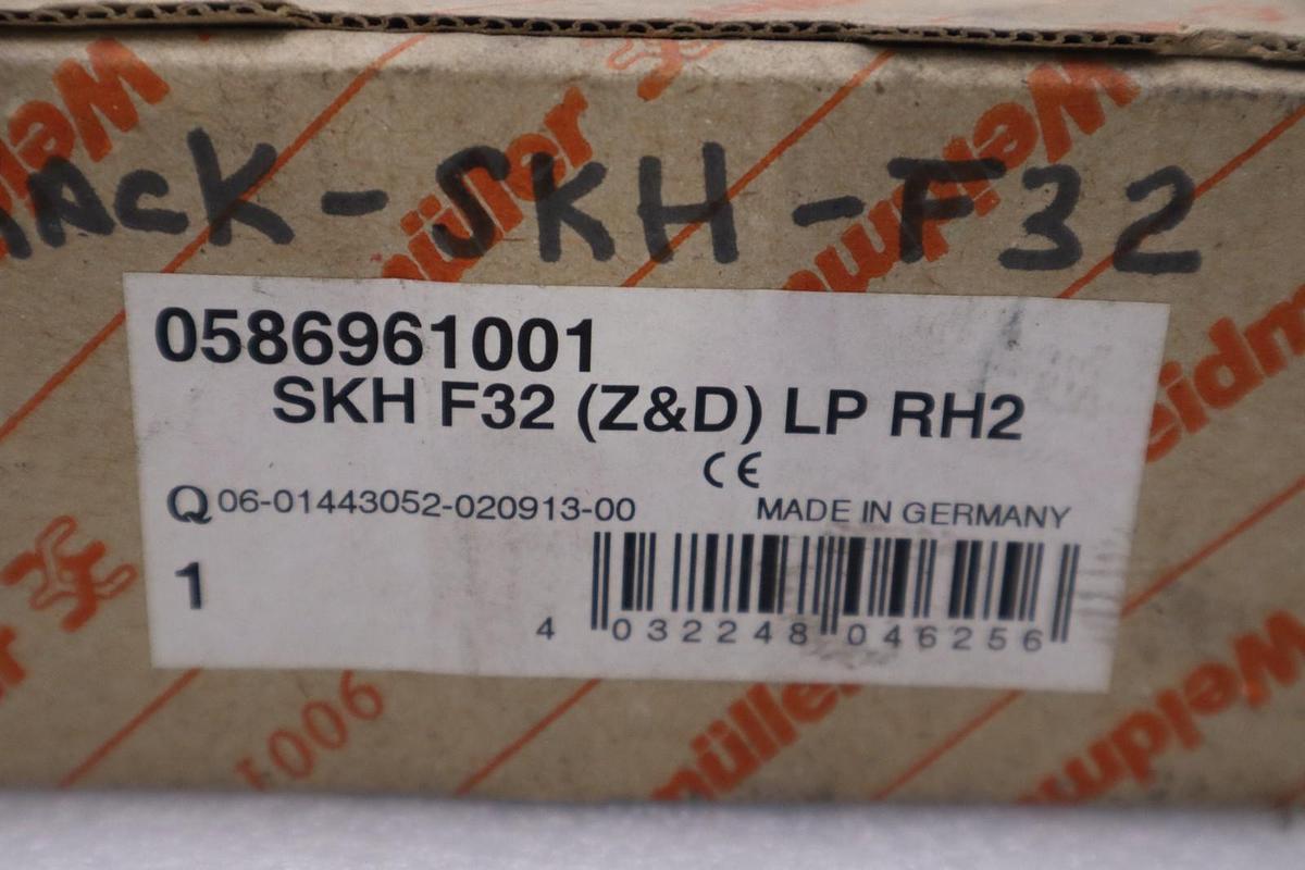 WEIDMULLER 0586961001 SKH F32 (Z&D) LP RH2 BACKPLAN - STOCK GF142A