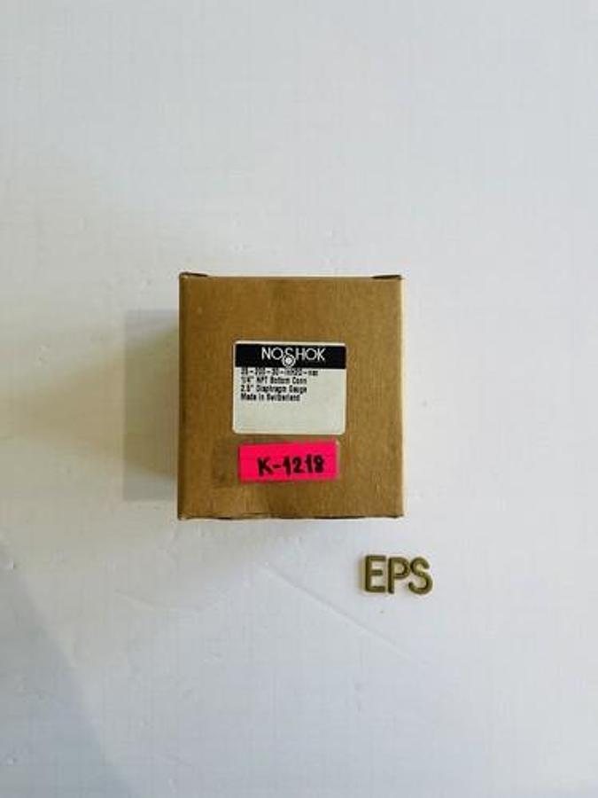 No Shok 25-200-30-inH2O-vac, 2.5" Pressure Gauge, 0 to -30 #K-1218