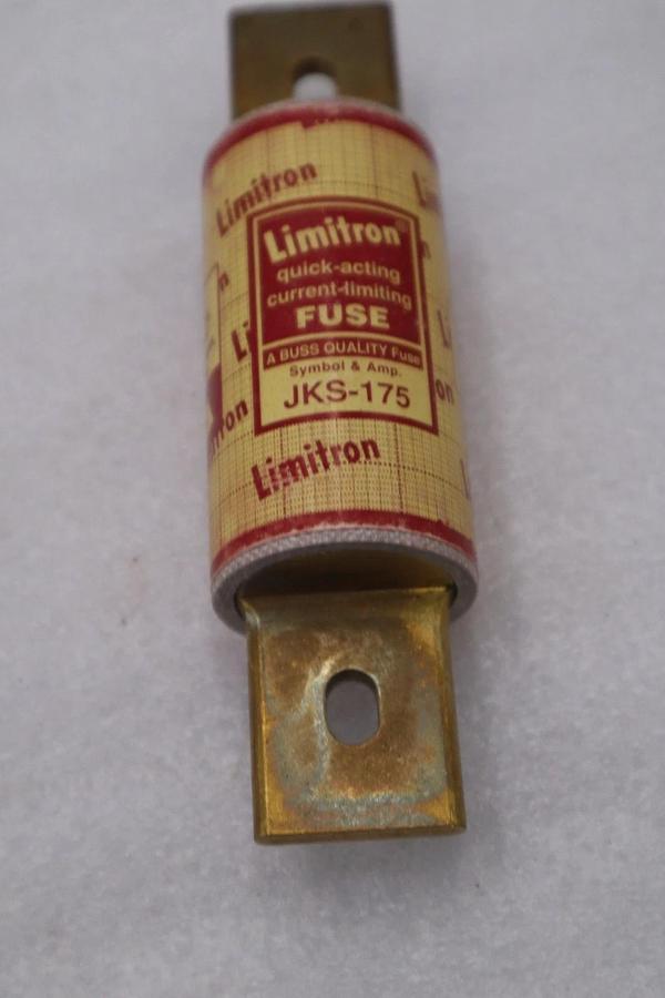 Used LOT OF 3 - Bussmann JKS-175 Limitron Fast-Acting Blade Fuse - STOCK H-1697A
