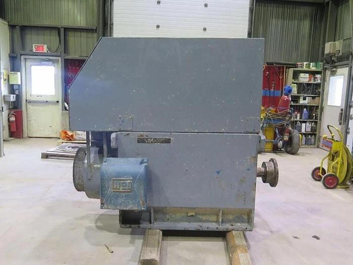 Used WESTINGHOUSE 500 HP REFINER MOTOR 4160V 713 RPM