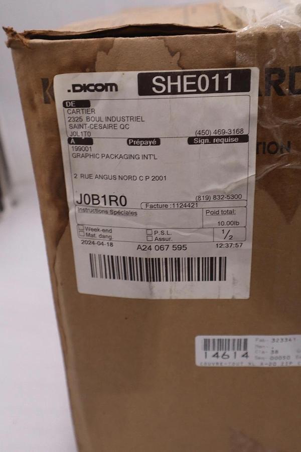 Used Kleenguard 58514 Hooded Disposable Coverall Blue Xl Pk24 - STOCK GF809