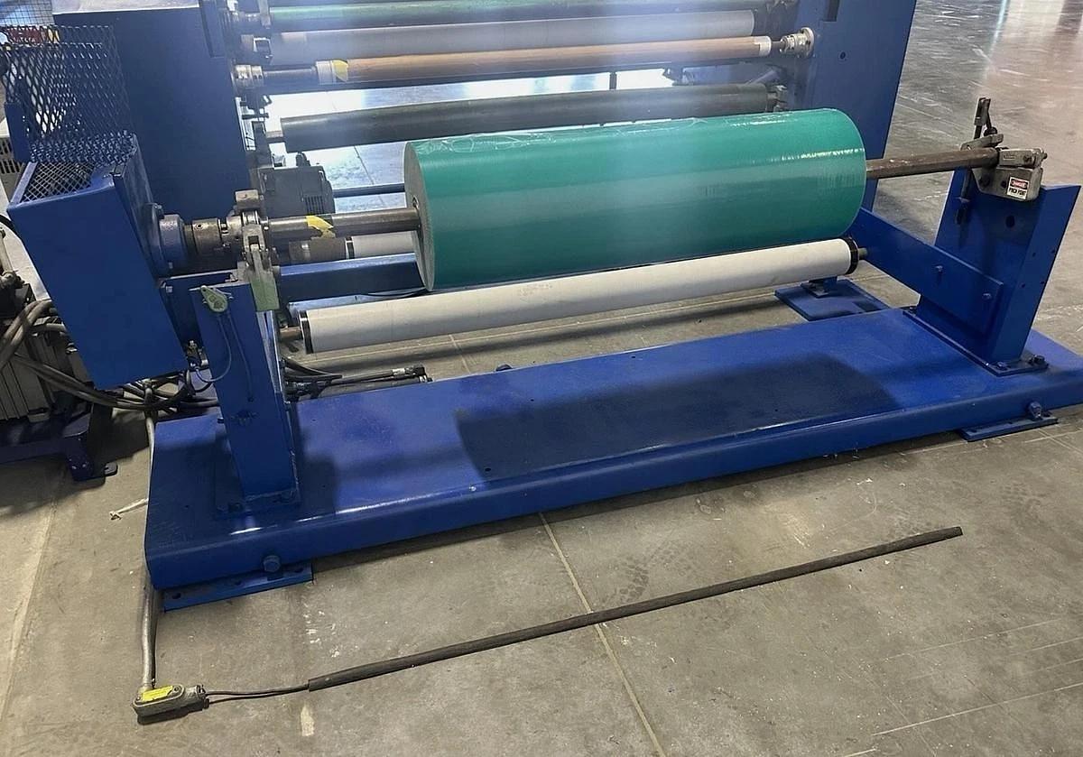 Used 62" WIDE DUSENBERY MODEL 635 DUPLEX SLITTER REWINDER - REFURBISHED 2017