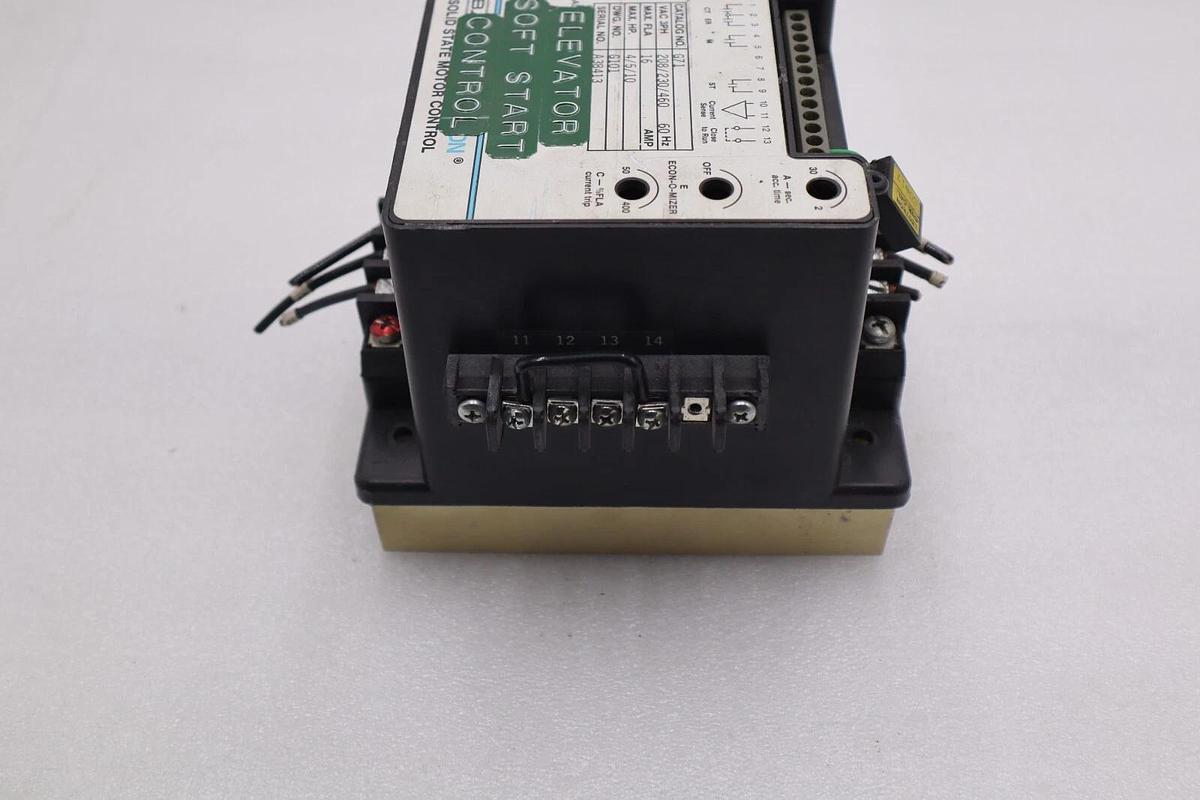 Used BALDOR / LECTRON G71 208/230/460 60Hz 16A SOLID STATE MOTOR CONTROL STOCK 2061
