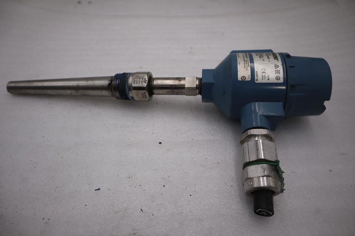 Used Rosemount 214C Temperature Sensor 214CRTSMB1S4E0077SLXAXW -50 TO 450 C #3527A