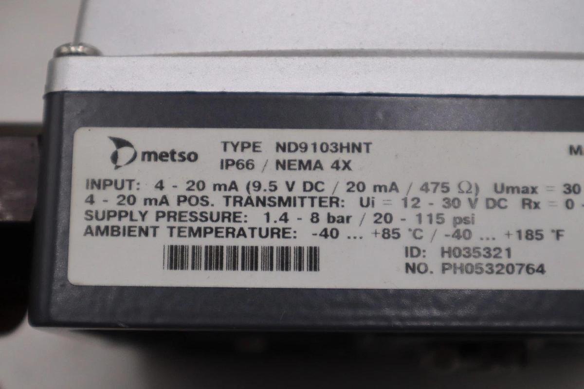 Used Valmet ND9103HNT Intelligent Valve Controller 30VDC - STOCK GF-378