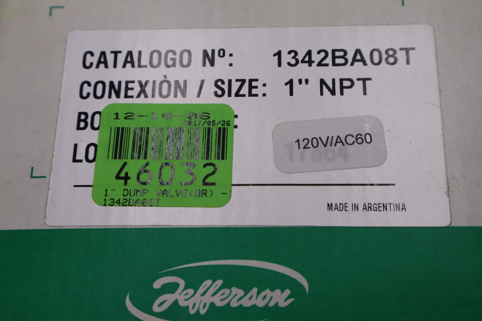 JEFFERSON BOSCH R987371266 / R987371266 (BRAND NEW) VALVE STOCK L-247-A