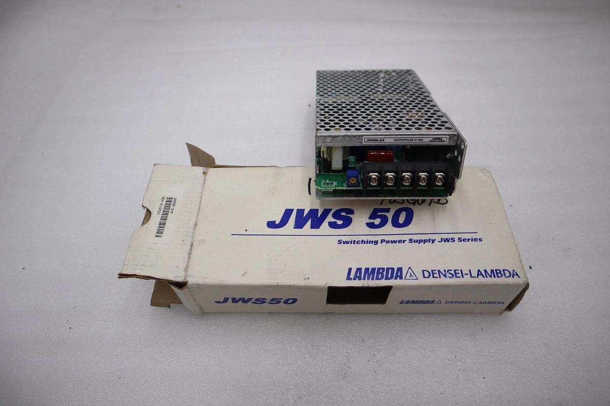TDK LAMBDA JWS50-3/A AC-DC CONV ENCLOSED 1 O/P 33W 10A 3.3V POWER SUPPLY #H1310