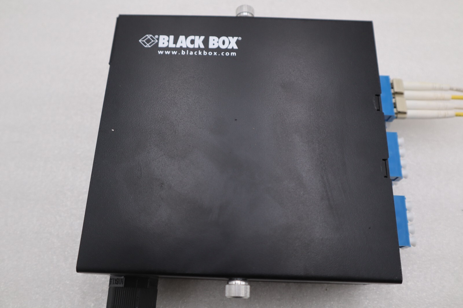 Used Black Box JPM398A JPM39 Series DIN Rail Mini Fiber Enclosure STOCK K-1118-A