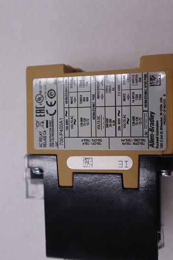 Allen Bradley 700-P400A1 NEMA Control Relay Bulletin #K-2253