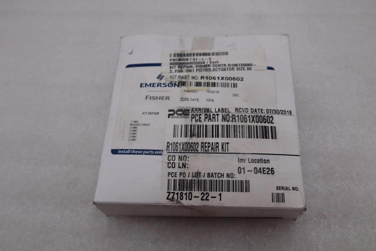 Used EMERSON FISHER R1061X00602 #STOCK 138A