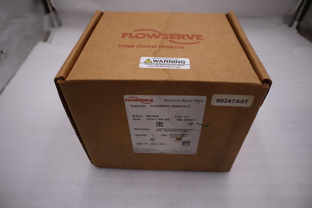 FLOWSERVE APEX8000/ APEX8000X80247A0T - BRAND NEW - STOCK H2885A