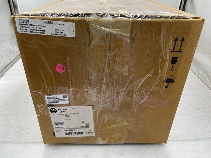 NEW ALLEN BRADLEY 20AE011A0AYNNNC0 POWERFLEX 70 10 HP 600 VAC STOCK 3907