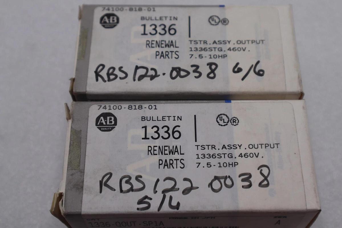 ALLEN BRADLEY 1336-QOUT-SP1A / 1336QOUTSP1A (IN BOX) TWO AVAILABLE STOCK K-1912
