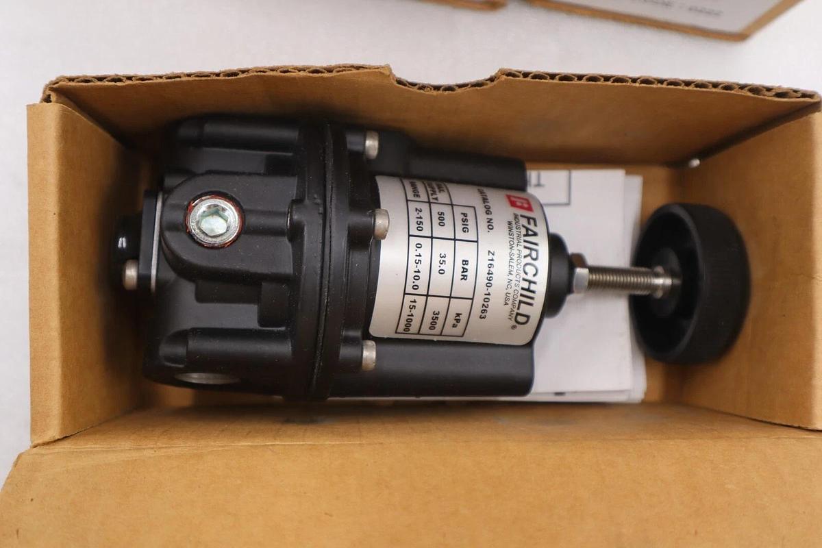 Used FAIRCHILD PNEUMATIC REGULATOR Z16490-10263  STOCK 3963