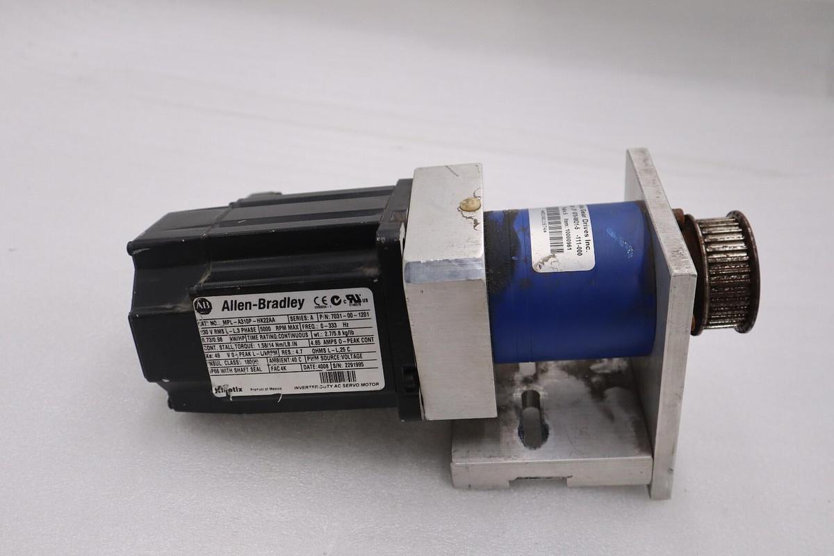 Used ALLEN BRADLEY MPL-A310P-HK22AA 7031-00-1201 SERVO MOTOR AB STOCK 4912-A