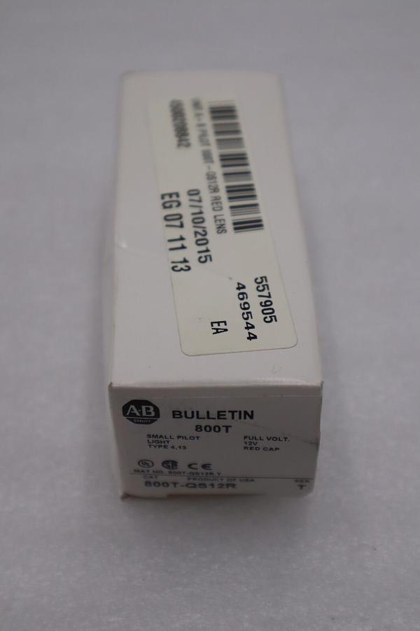 ALLEN BRADLEY 800T-QS12R / 800TQS12R (NEW WITH BOX) STOCK G696A